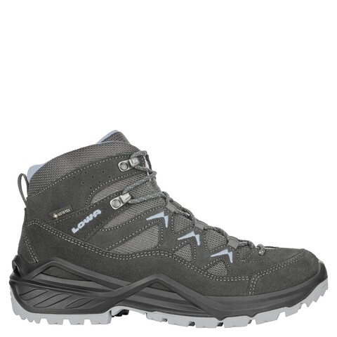 LOWA Sirkos EVO GTX M Wanderschuhe anthrazit/eisblau Größe 6,5 - Neu