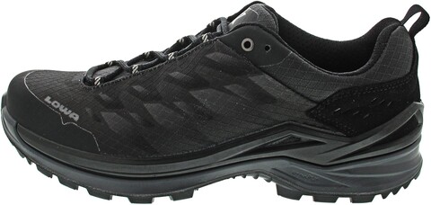 LOWA Ferrox GTX Lo Herren-Wanderschuhe Schwarz/Anthrazit Größe 9 - Neu