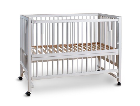 TiSsi® XXL Beistellbett Hajo – Mitwachsendes Kinderbett aus Buche - Gut