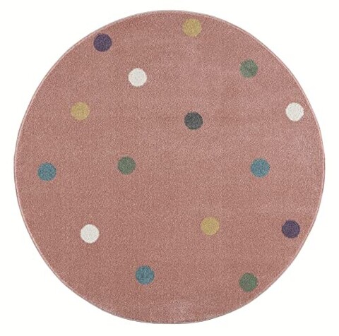 LIVONE Kinderteppich Happy Rugs Wheel rosa/multi