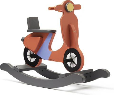 Kids Concept® Schaukel-Scooter rostrot – Holzspielzeug für Kinder - Sehr gut