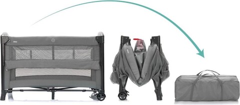 Fillikid Reisebett Zürich Grau