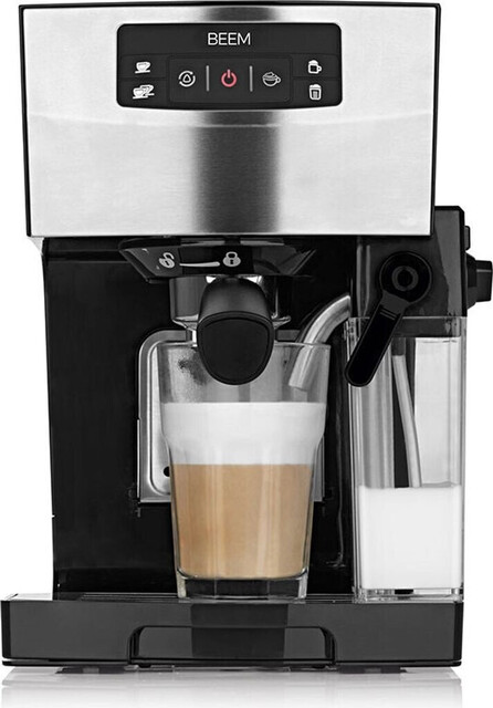 Beem Espresso Classico II Siebträgermaschine schwarz-silber