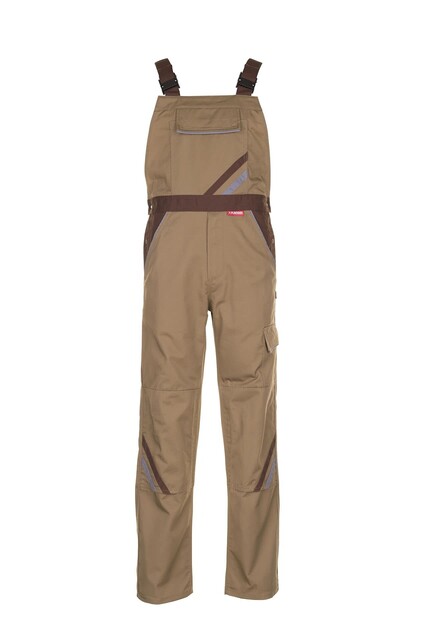 PLANAM Latzhose Highline khaki/braun/zink Gr. 27 - Neu
