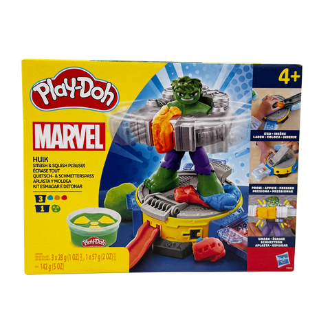 Play-Doh Marvel Hulk Quetsch- und Schmetterspaß