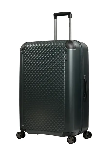 Eminent WAFEL 4-Doppelrollen-Trolley Hartschale 110L Schwarz - Wie neu