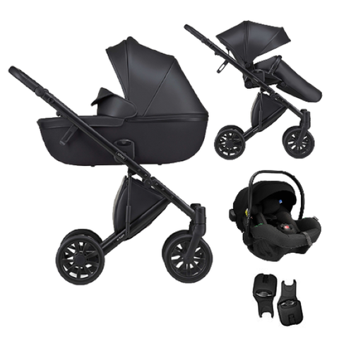 Anex Kinderwagen E-Type 2-in-1 Design schwarz