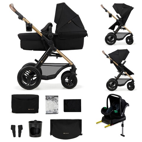 Kinderkraft Moov 2 Air Kombi‑Kinderwagen Schwarz