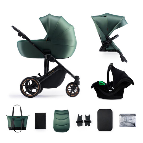Kinderkraft Prime Mink Pro Black Kombi‑Kinderwagen
