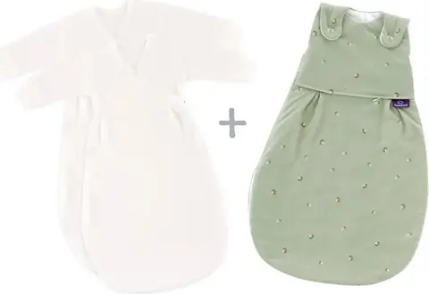 Träumeland LIEBMICH 3er Schlafsack-Set Fiore Grün