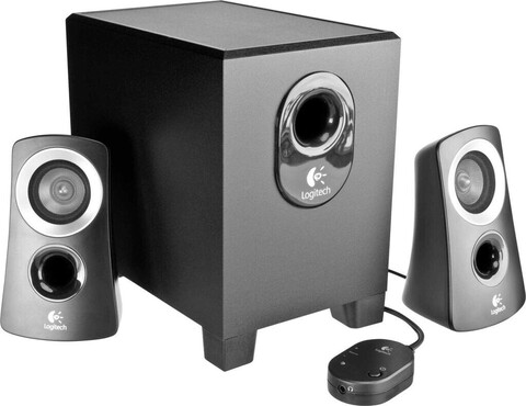Logitech Z313 PC-Lautsprecher Set schwarz