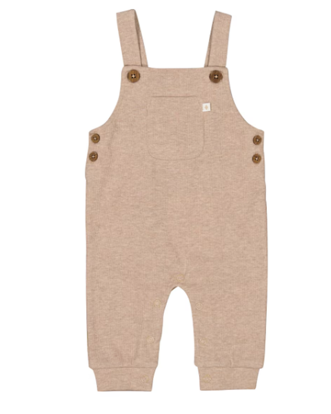 Feetje Latzhose Rippqualität Taupe Melange