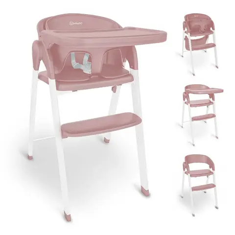 BabyGO Levels Hochstuhl Rose