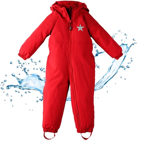 BMS Regenoverall Kinder Rot – 100% wasserdicht & atmungsaktiv - Neu