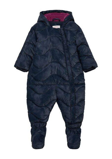 s.Oliver Mädchen Schneeoverall Dunkelblau – Warmer Winteranzug - Wie neu
