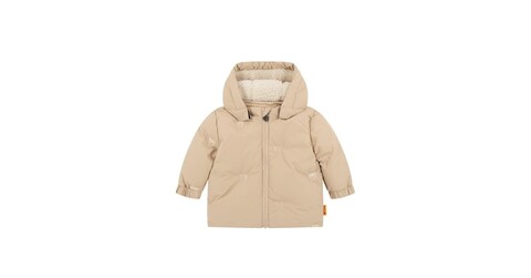 Steiff Jungen Jacke navy – warme, wasserabweisende Winterjacke mit Kapuze