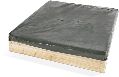 AUTHENTIC SPORTS plum® Kinder Holz-Sandkasten mit Sitzbänken