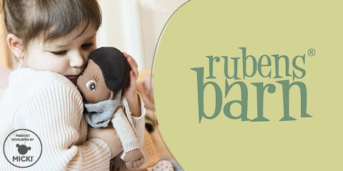 Rubens Barn Puppe Iris – Bio-Stoffpuppe aus der EcoBuds-Kollektion