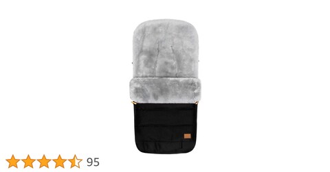 Fillikid Winterfußsack Bernina Lammfell braun melange – warm & wasserabweisend