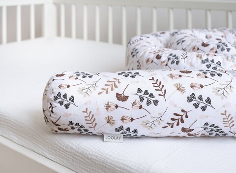 Julius Zöllner Unisex Bettschlange Musselin 180 Cm Beige Baby Größe 180 X Größe 14 X 14 Mm - Image 3