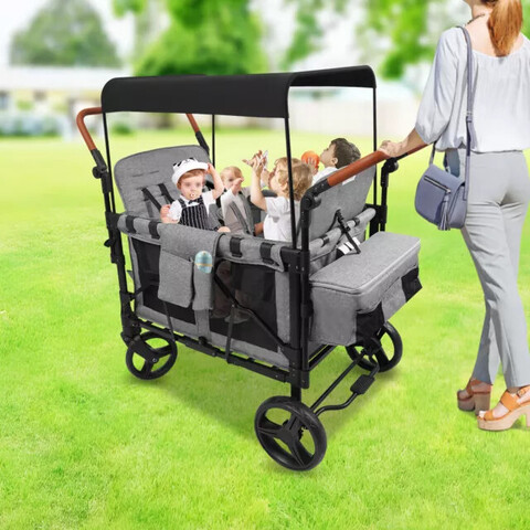Kids II Ingenuity Step & Sprout 3-in-1 faltbarer Baby-Lauflernwagen