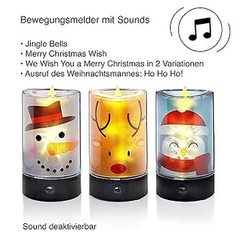 Weltbild LED-Echtwachskerzen Winterzeit – Stimmungsvolle Weihnachtsdeko