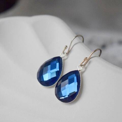 CB Ohrhänger Crystal blue