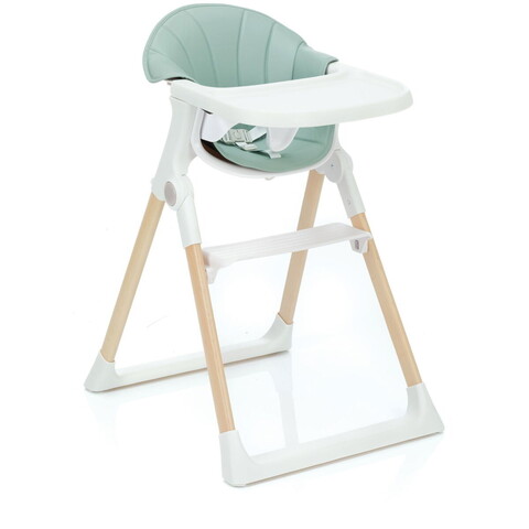 fillikid Hochstuhl Noah Salbei – 2-in-1 Babyhochstuhl mit Wippaufsatz