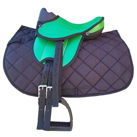 JAMSO DESIGN Sogno Sattelset mit Halfter – Hochwertiges Reitset für Pferde