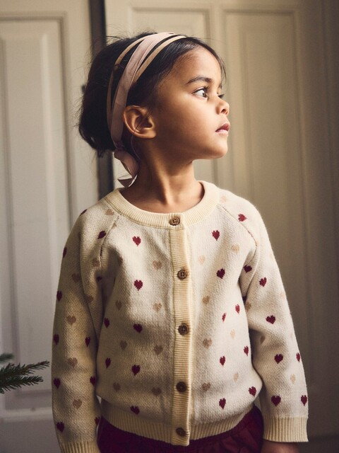 Name it Strickjacke Nbfkihelle in Peyote Melange – Bequeme Baby-Mode