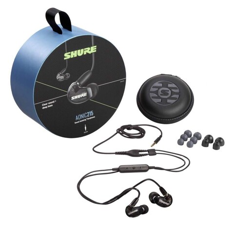 Shure Aonic 215 Universal Schwarz – In-Ear-Kopfhörer mit Mikrofon - Sehr gut