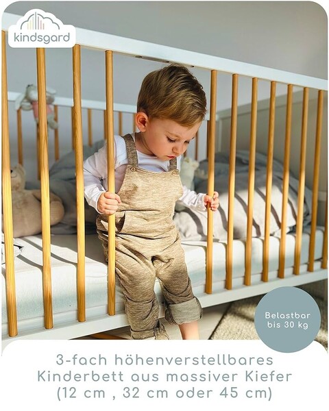 kindsgard Wollwalk Overall kaergely grau – Babyanzug aus Wolle mit Kapuze