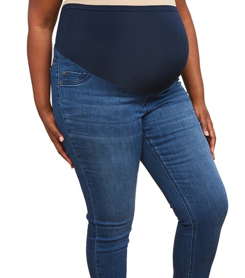 Feetje Kleid Summer Denim Indigo – Bio-Baumwolle, Knielang, Schulterschleifen