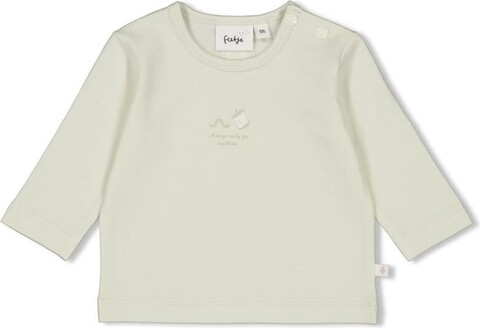 Feetje Langarmshirt Picnic Party Minze – Bio-Baumwolle, Baby-Oberteil - Sehr gut