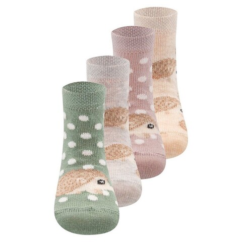Ewers Babysocken 6er-Pack Maus/Ringel/Punkte – Hochwertige Kindersocken - Neu