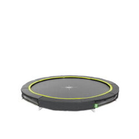 EXIT Silhouette Sports Bodentrampolin Ø244 cm – Schwarz