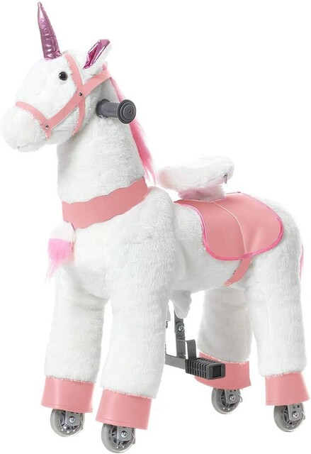 PonyCycle® Lila Einhorn - Kleines Reitspielzeug für Kinder ab 3 Jahren