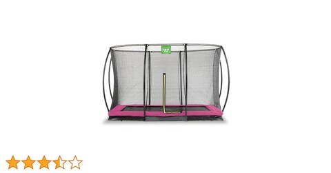 EXIT Silhouette Bodentrampolin 153x214 cm – Rechteckiges Trampolin für den Garten