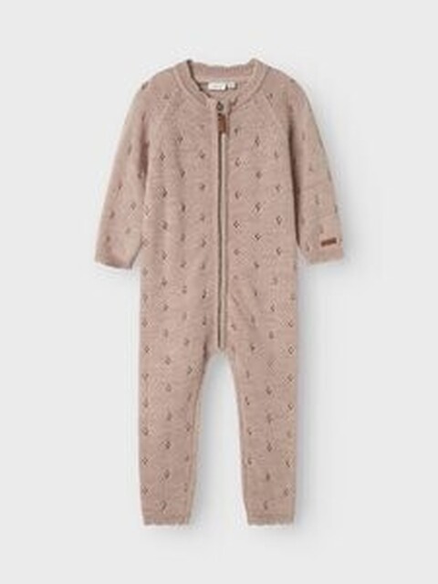 Name it Woll-Overall Nmfwmino Pure Cashmere – Baby Strampler aus Merinowolle