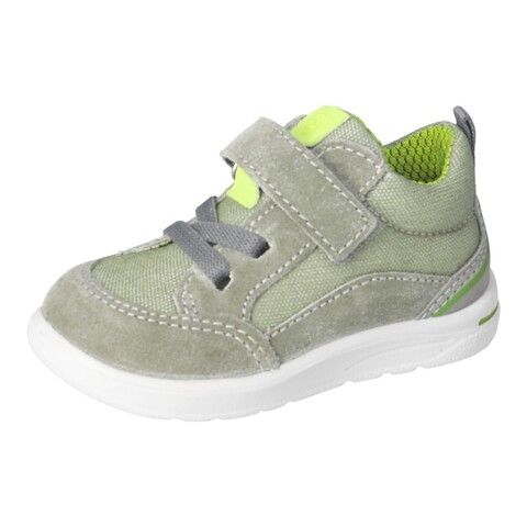 PEPINO Lauflernschuh Ebbo eukalyptus mittel – Flexibler Klettverschluss-Schuh für Babys
