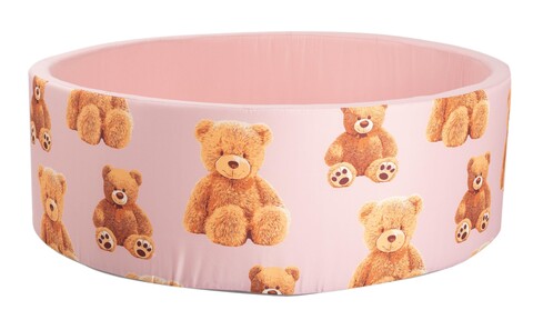 knorr toys® Bällebad Soft Teddy pink – Spielspaß für Kinder