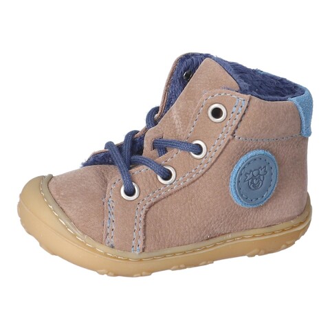 PEPINO Lauflernschuh Georgie schoko/blau mittel
