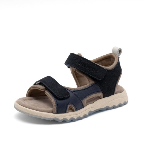 bisgaard Sandale Coco Navy – Elegante Kindersandale aus Leder und Nubuk
