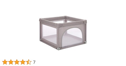 kindsgard Laufgitter pausly grau 95x95 cm – Sicheres Babyspielparadies