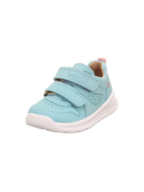 Superfit Halbschuh Breeze hellgrün/rosa – Kinderschuhe mit Klettverschluss