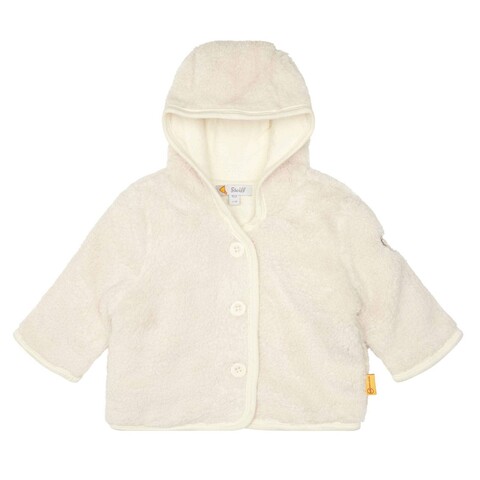 Steiff Fleecejacke L000044000_1093 für Kinder mit Kapuze und Knopfleiste