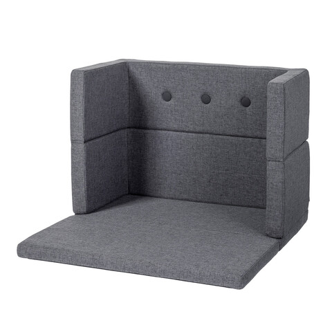 KK Play Fold Square blau-grau - Faltbare Spielmatte für Kinder