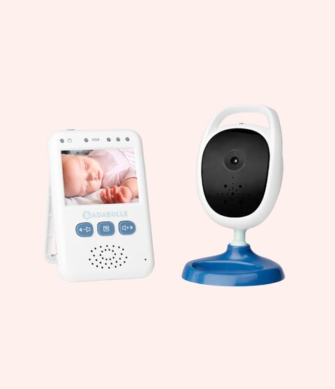 Badabulle Babyphone mit Kamera – 250 m Reichweite, 2,4" Display, Infrarot-Nachtsicht