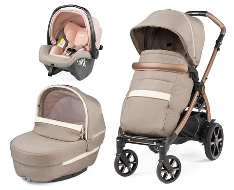 Peg Perego Wanne Culla Elite Graphic Gold – Luxuriöse Babywanne für Neugeborene