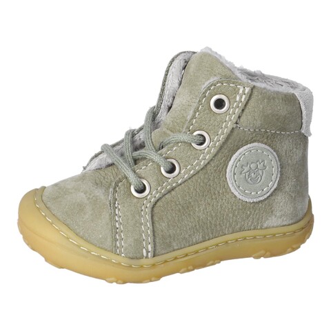 PEPINO Lauflernschuh Georgie eukalyptus/hellgrau – Bequeme Kinderschuhe